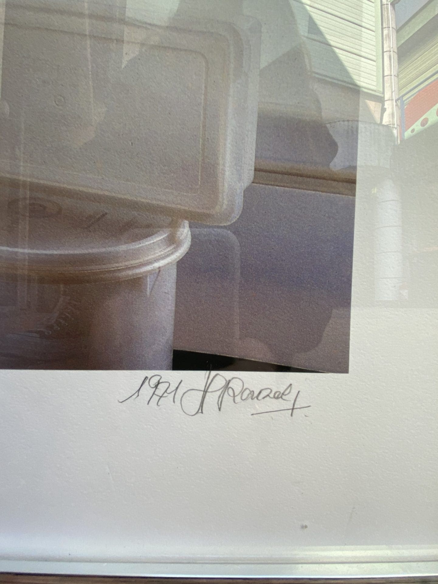 Digigraphie « Tupperware » par Jean-Pierre Ronzel (1971) – Tirage limité