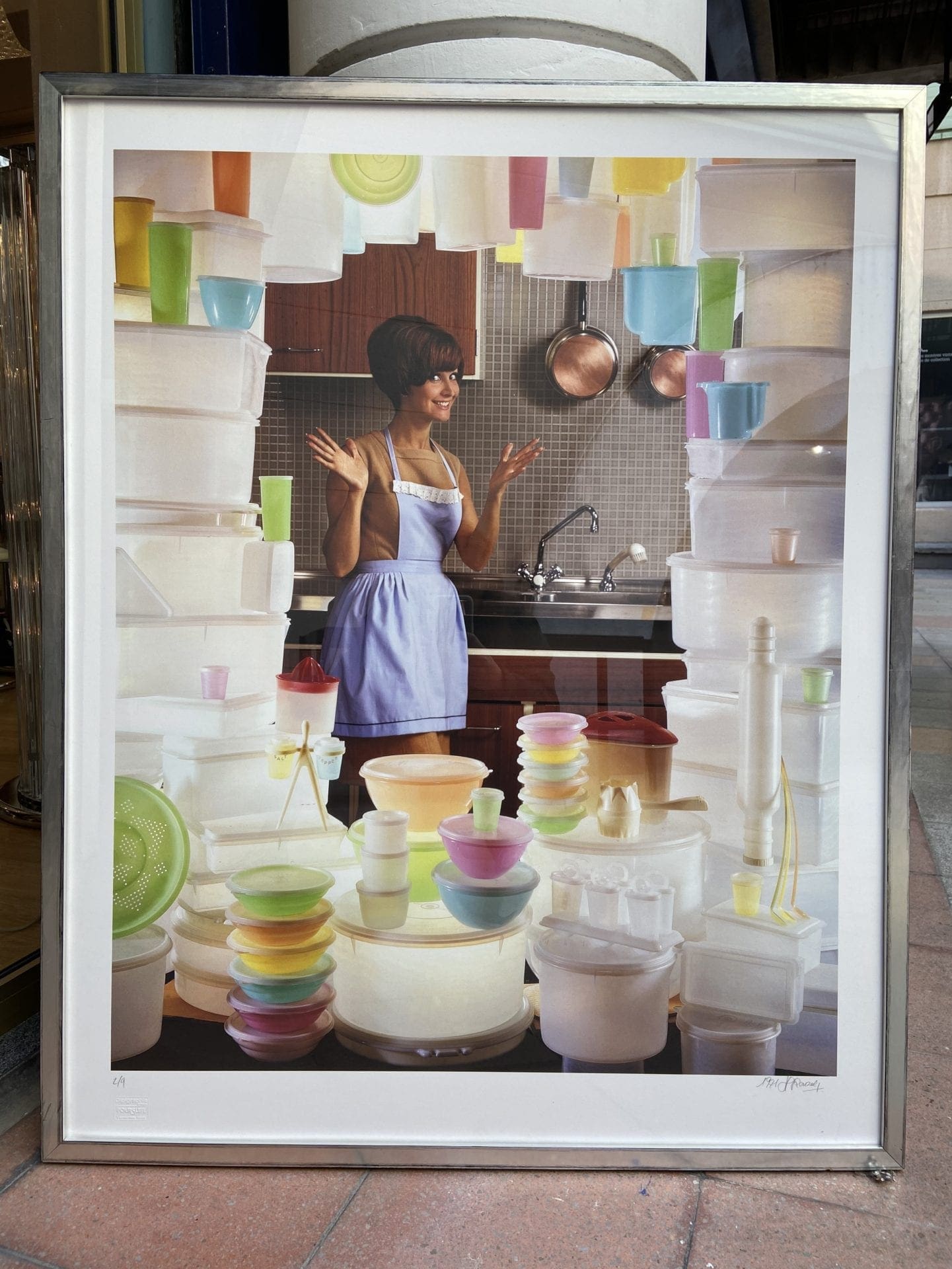 Digigraphie « Tupperware » par Jean-Pierre Ronzel (1971) – Tirage limité