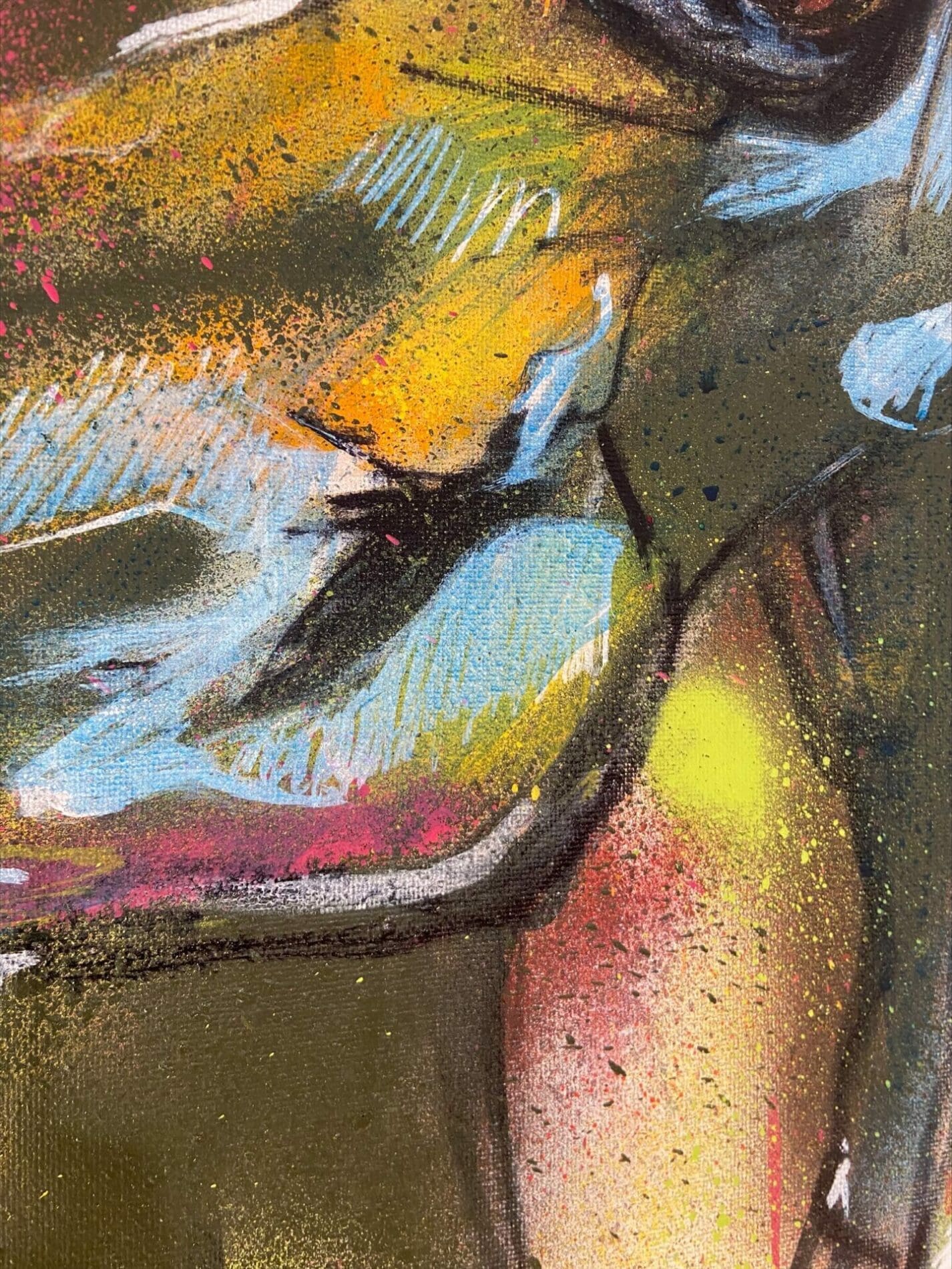 « Rhinoceros Street Style par Dr. Slice – Spray et Aérographe sur Toile, 2019