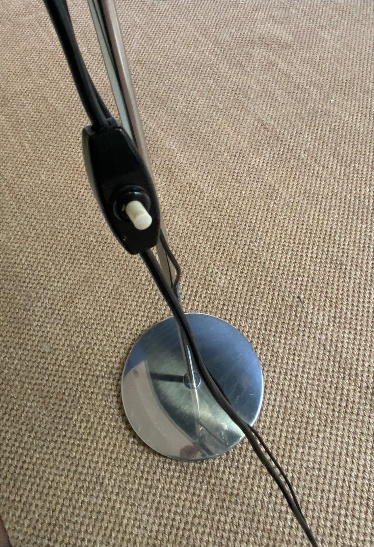 Enrico Tronconi – Lampadaire aluminium années 1970