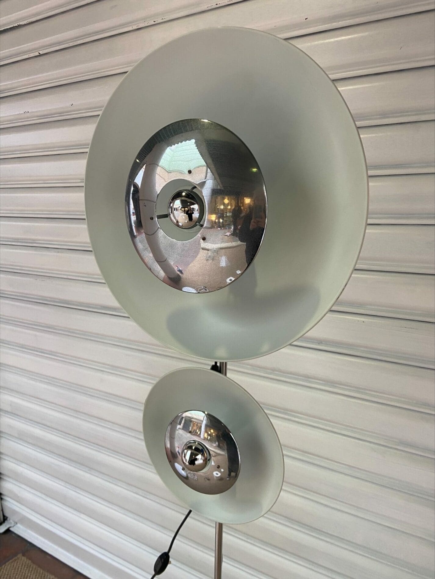 Enrico Tronconi – Lampadaire aluminium années 1970