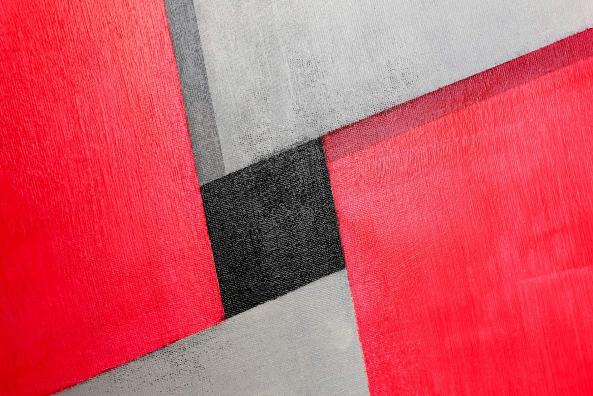 Fabien Hémard – Quantique 1, acrylique et gesso (2019)