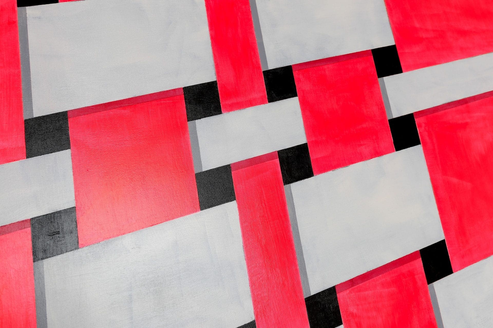 Fabien Hémard – Quantique 1, acrylique et gesso (2019)