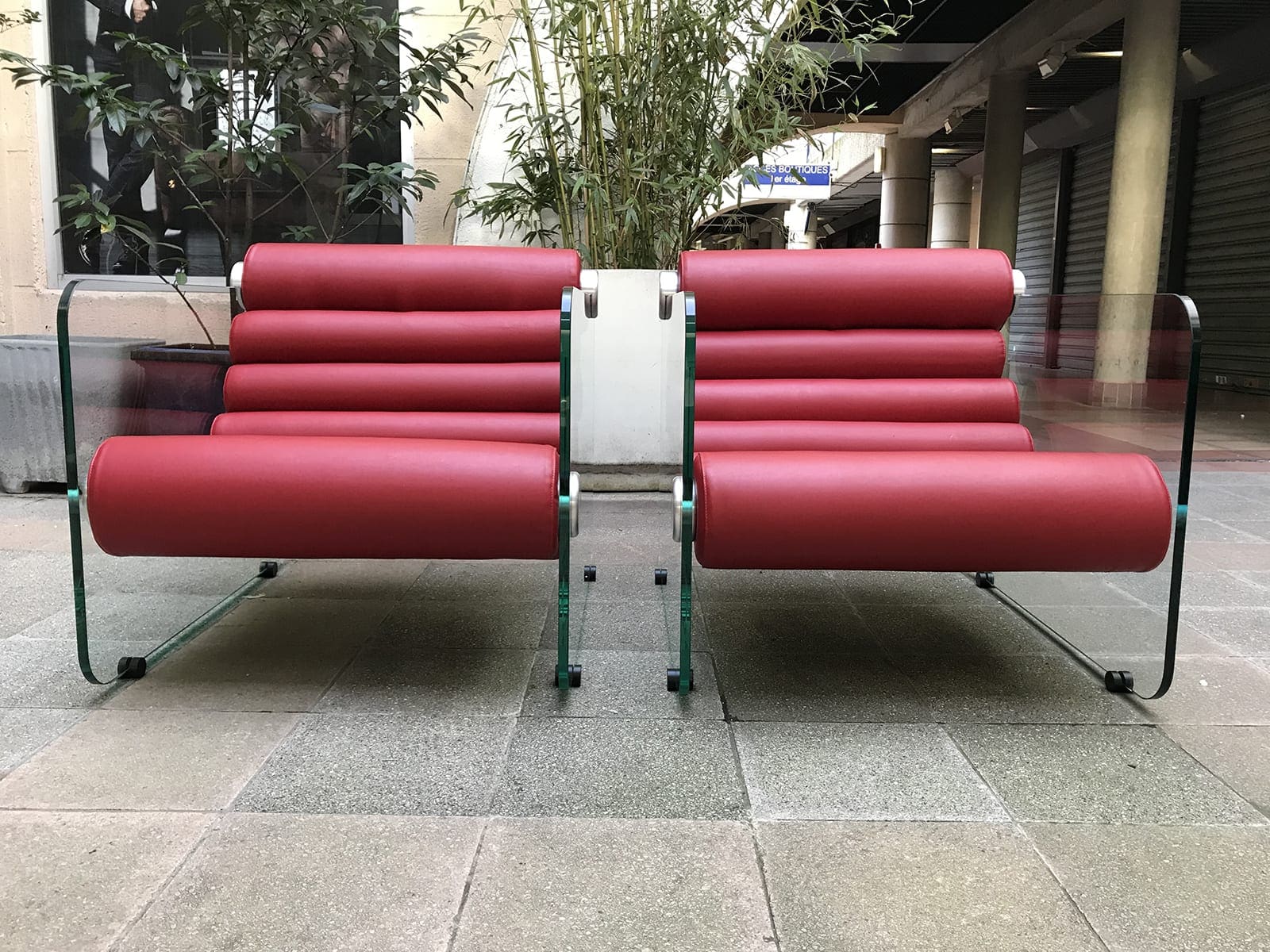 Fabio Lenci – Paire de fauteuils Hyaline circa 1972