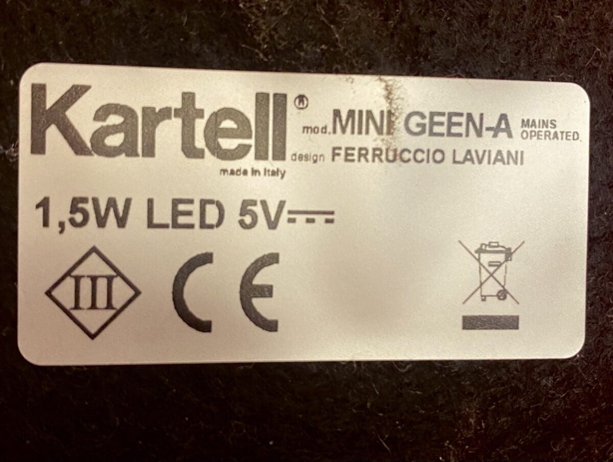Lampe Mini Geen-A – Ferruccio Laviani, Kartell