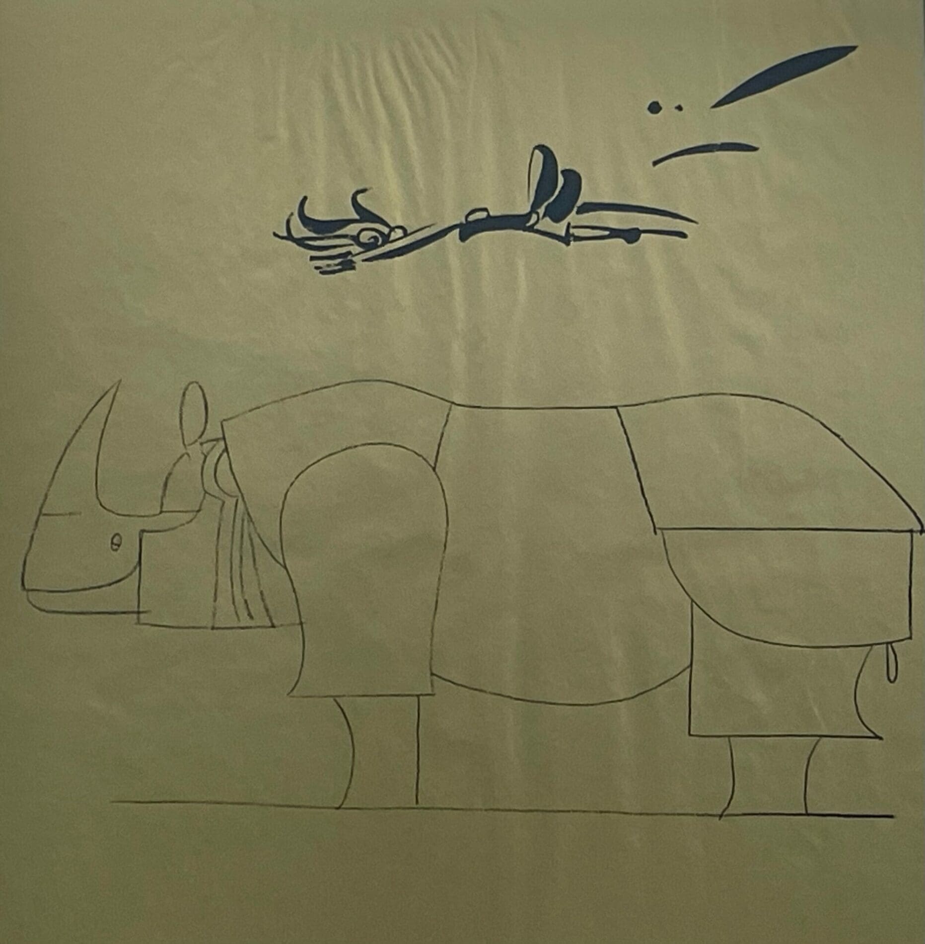 Affiche Rhinocéros par François-Xavier Lalanne
