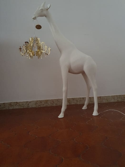 Giraffe in Love XS | Lampadaire par Qeeboo