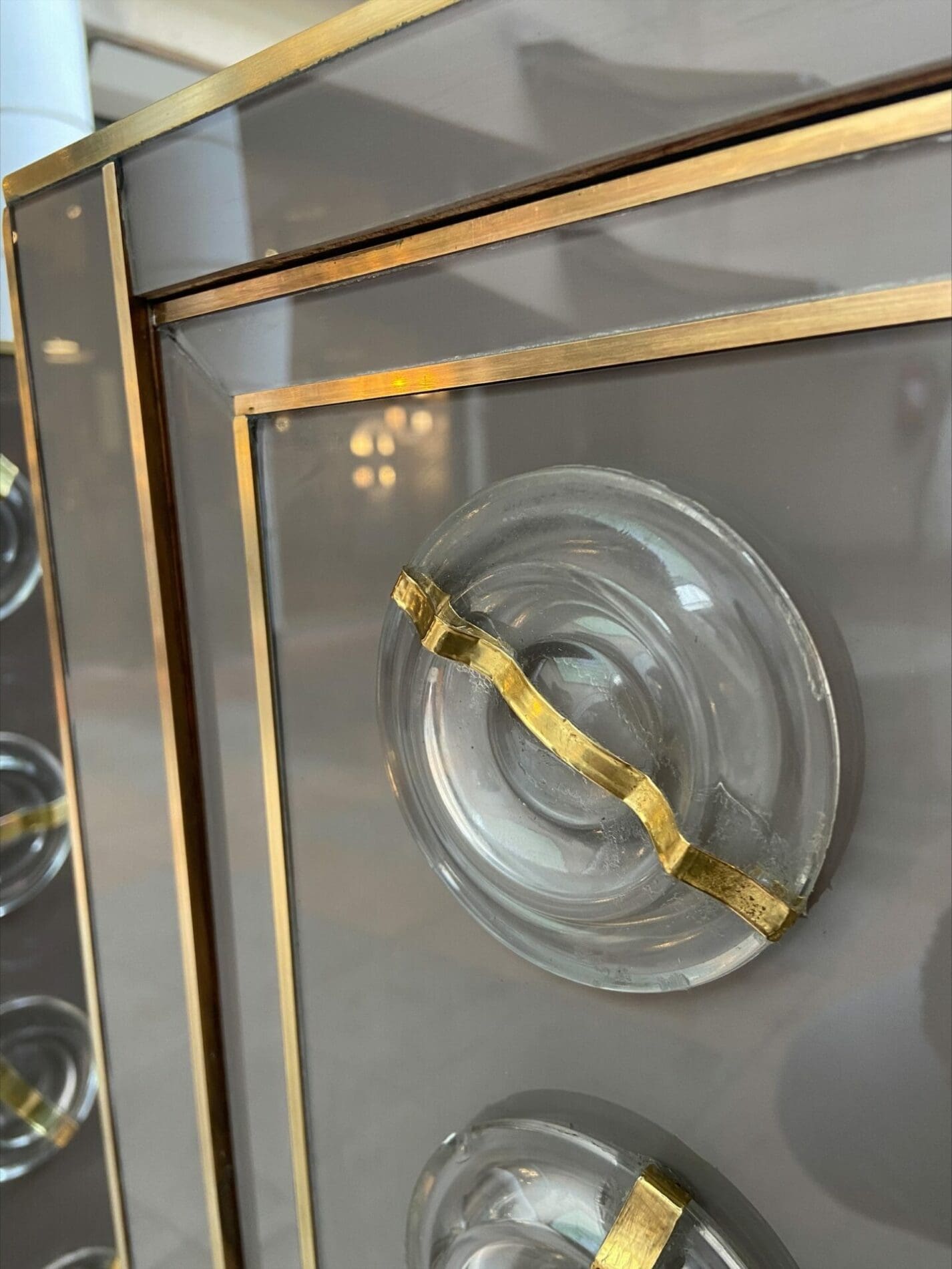 Gaetano Sciolari – Paire de buffets / cabinets verre de Murano