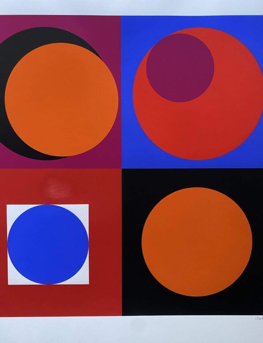 Geneviève Claisse – Sérigraphie sans titre