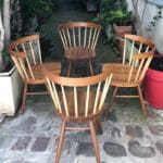 George Nakashima – Lot de 4 chaises Straight chairs  – Circa 2003