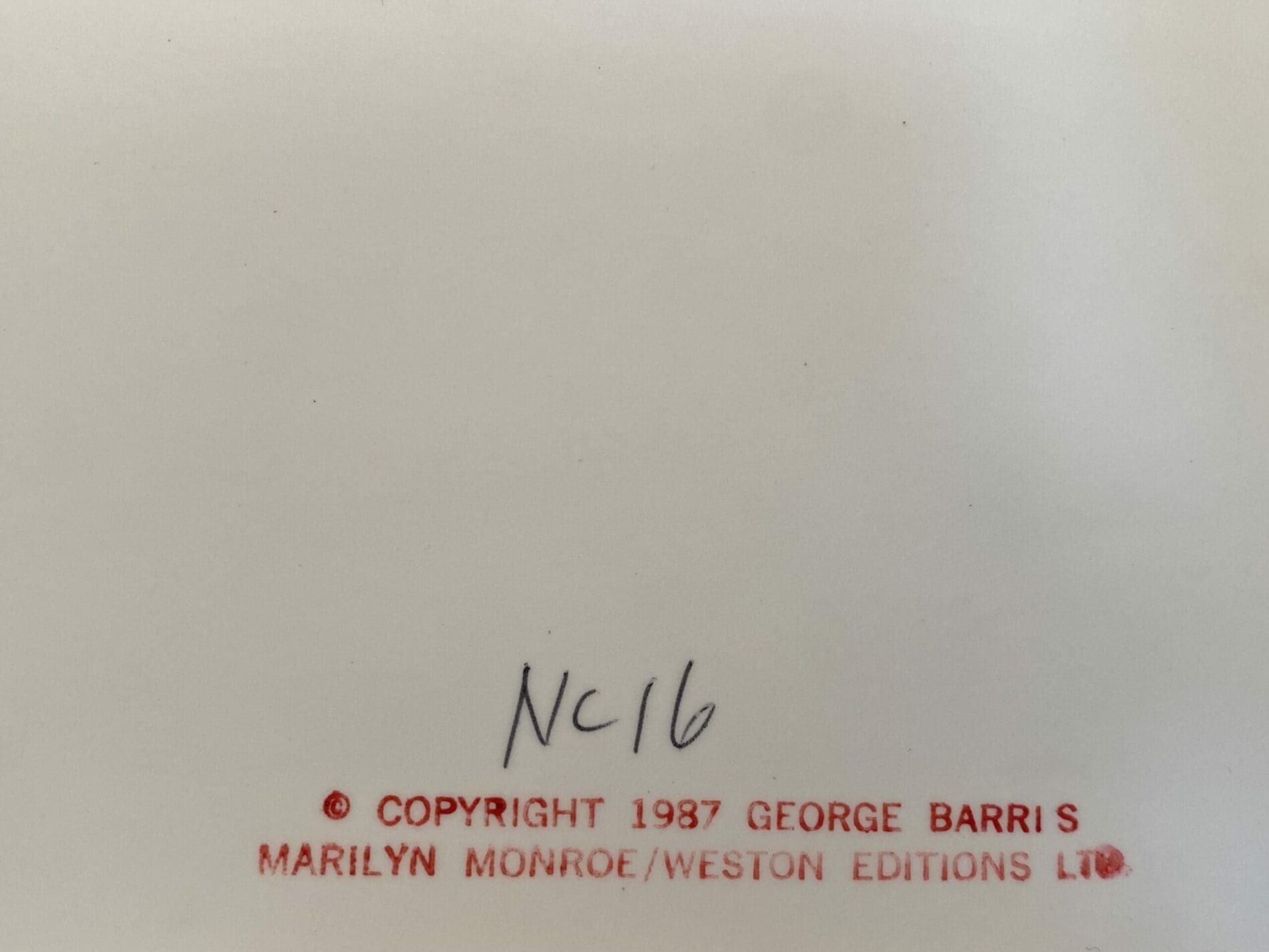 Georges Barris – Photographie de Marilyn Monroe 1962