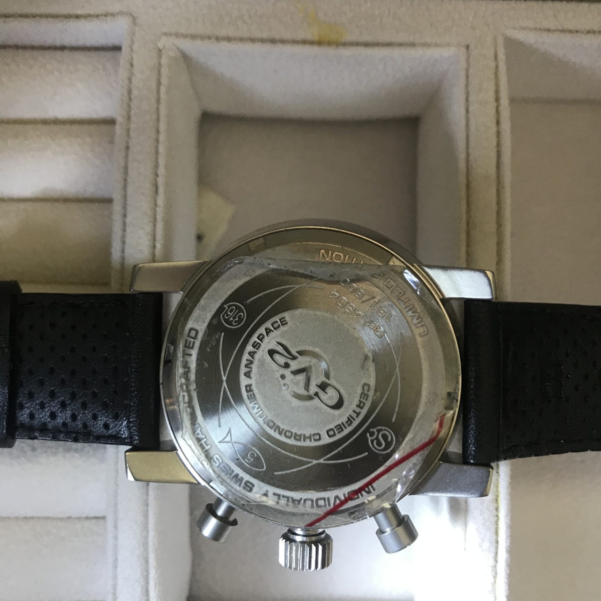 Gevril Chronotimer Anaspace Réf 4604 – Montre chronographe suisse