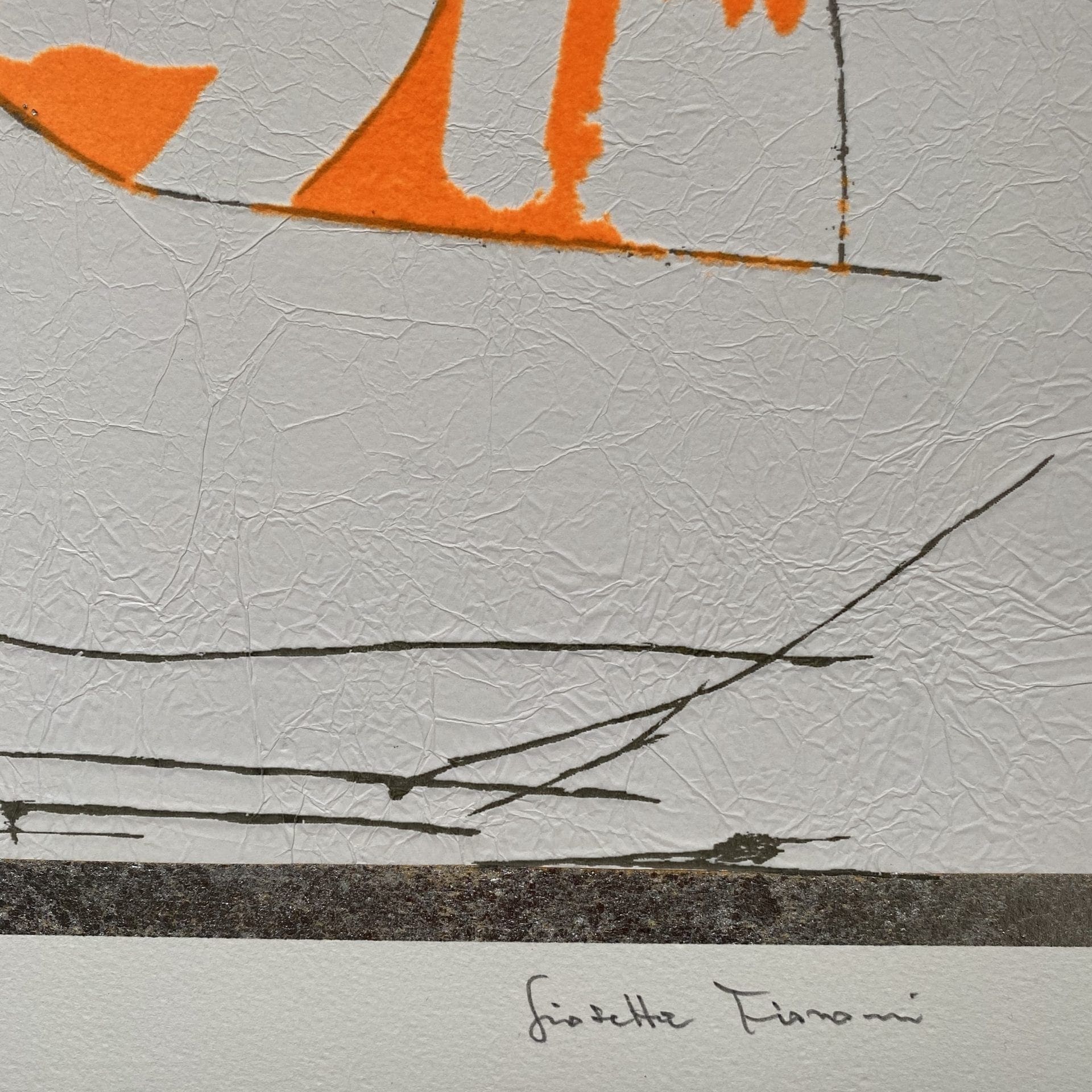 Giosetta Fioroni – Doppio Liberty Arancio (2004)