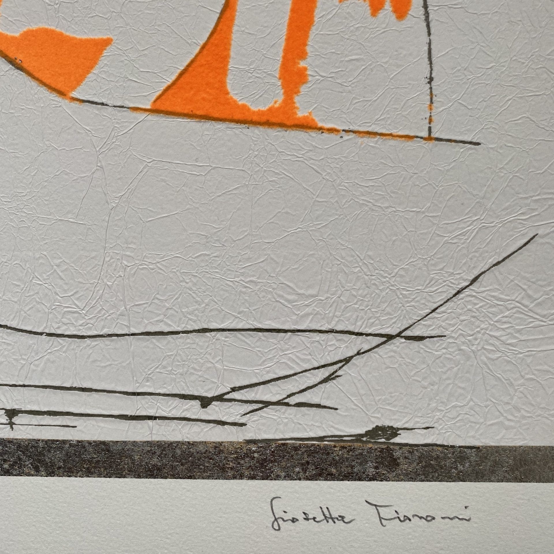 Giosetta Fioroni – Doppio Liberty Arancio (2004)