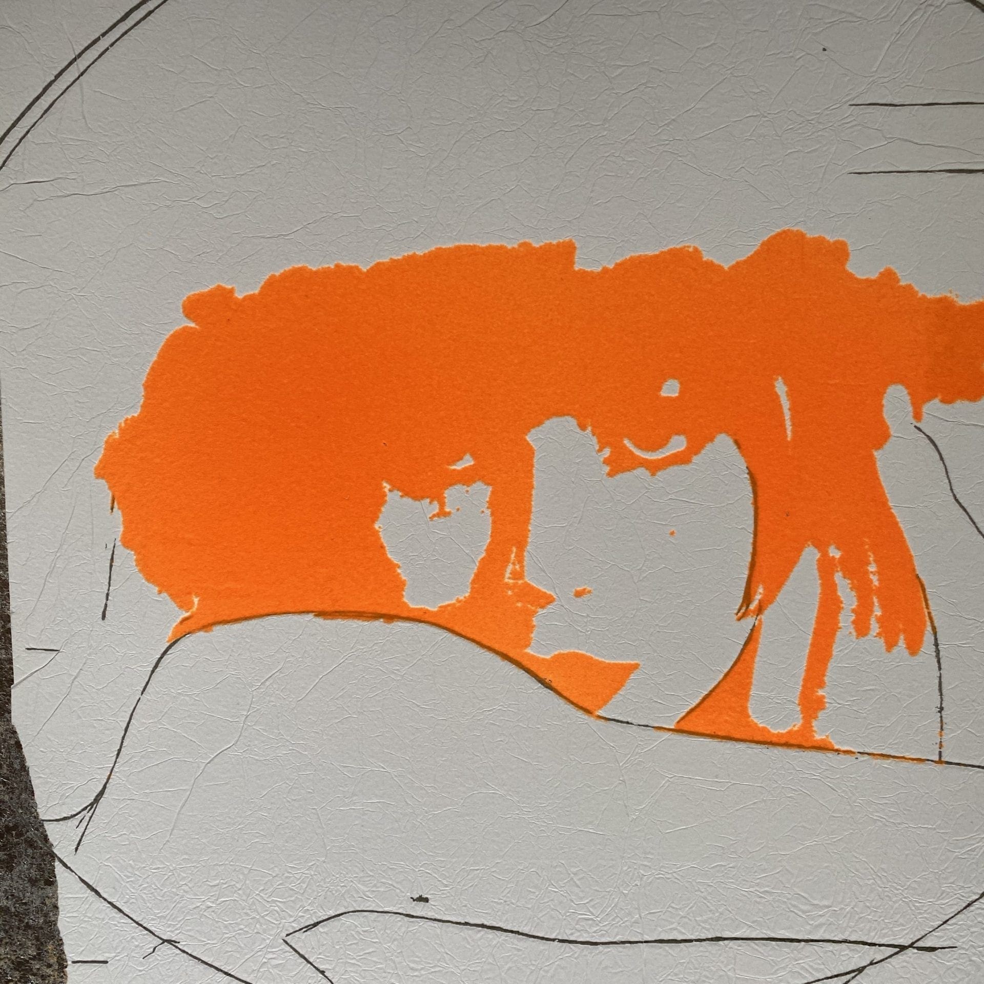 Giosetta Fioroni – Doppio Liberty Arancio (2004)