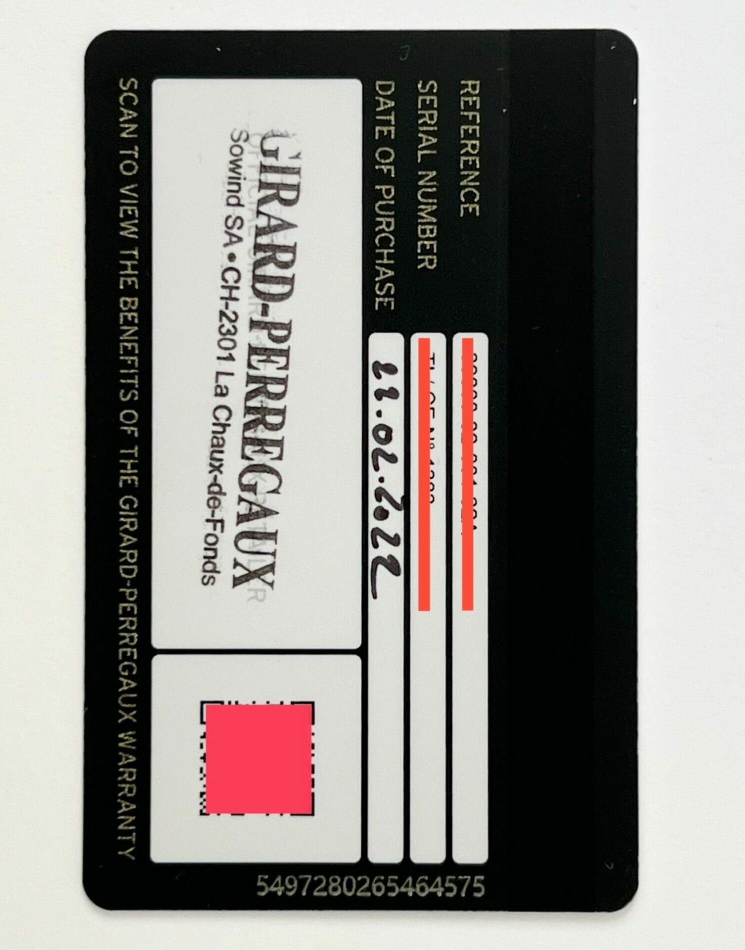 Montre 9931 – Girard Perregaux Casquette 2.O