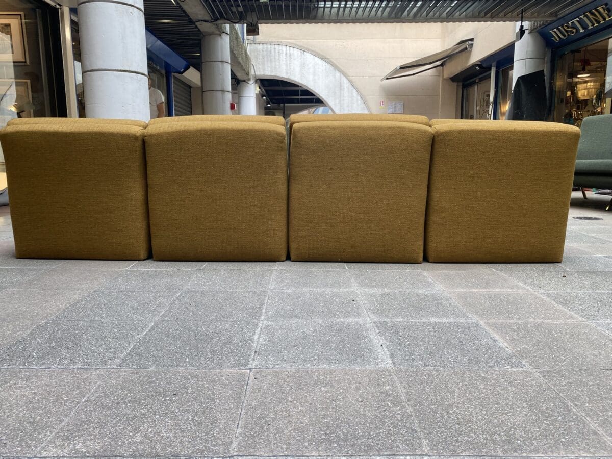 Canapé Soft modulable en tissu Kvadrat, inspiré de Guy Lefèvre, circa 1972