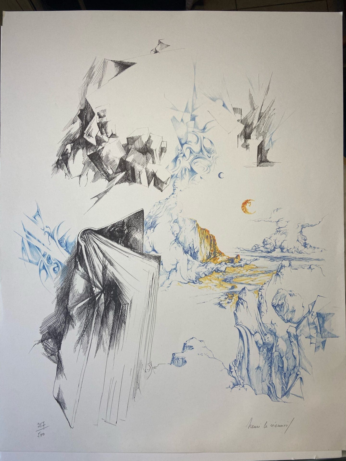 Henri Le Viennois – Lithographie