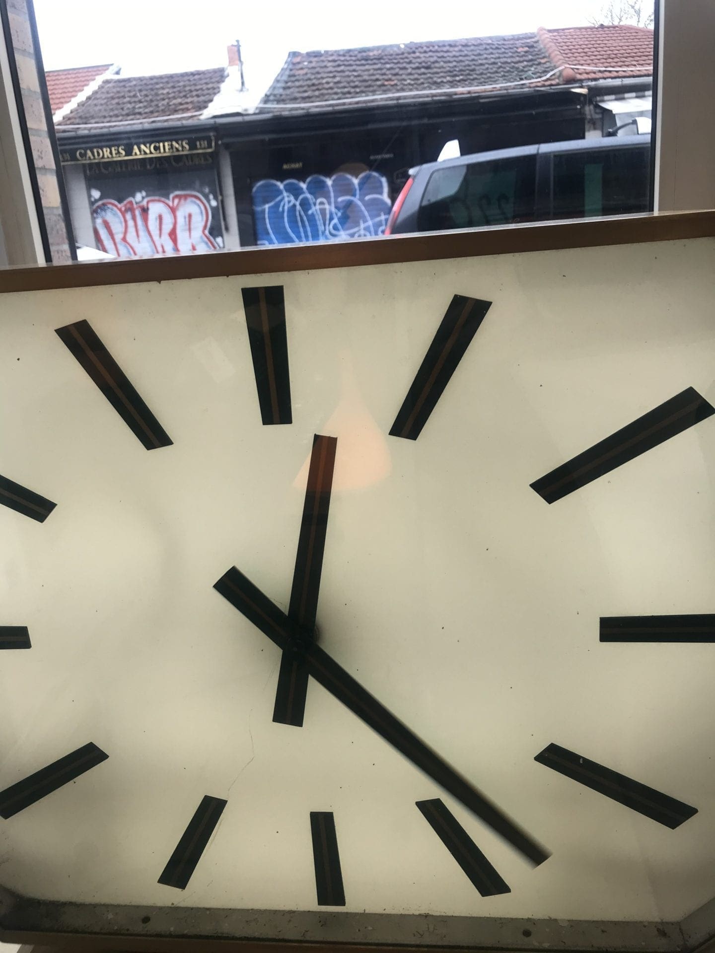 Horloge duoface de distributeur ROLEX