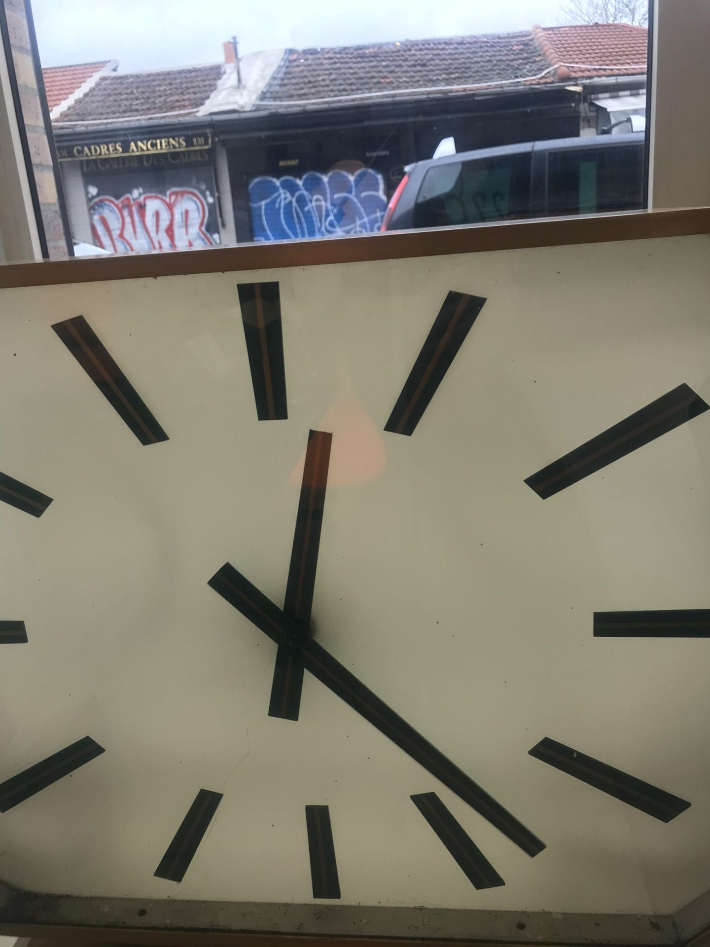 Horloge duoface de distributeur ROLEX