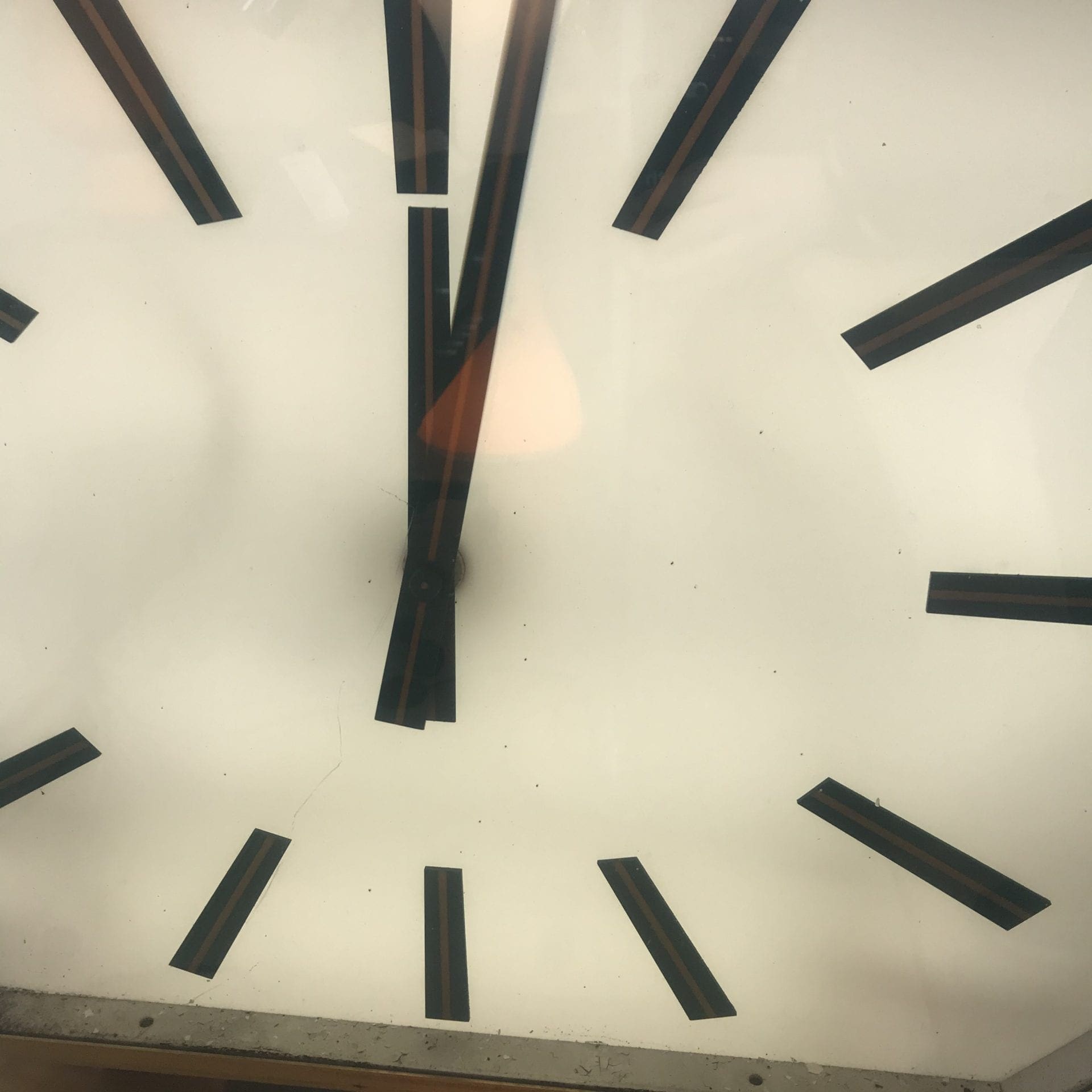 Horloge duoface de distributeur ROLEX