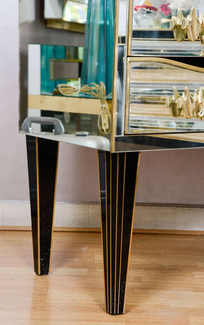 Commode miroir italienne trois tiroirs – 1969