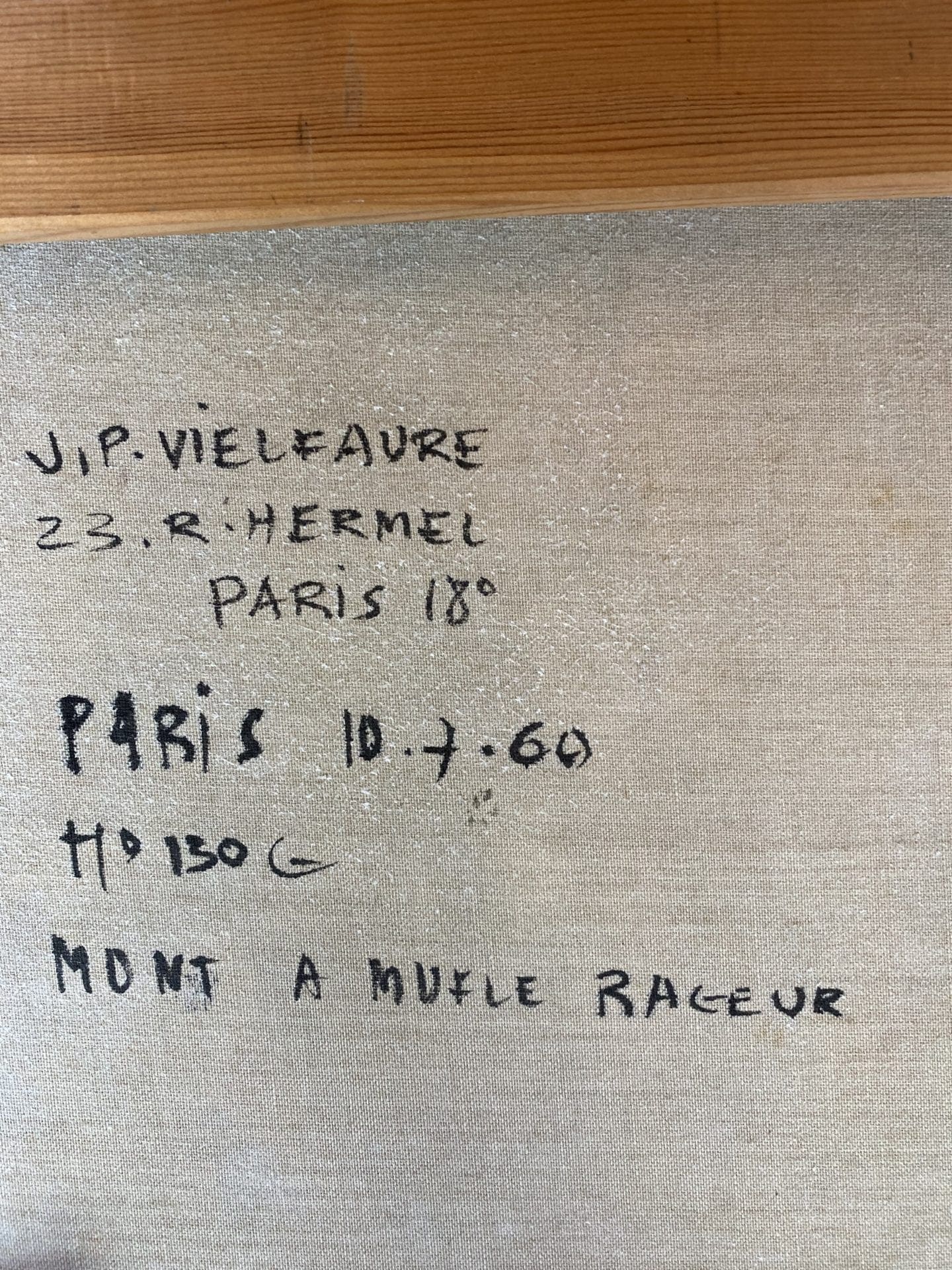 J.P Vielfaure – Mont à mufle Rageur (1969)