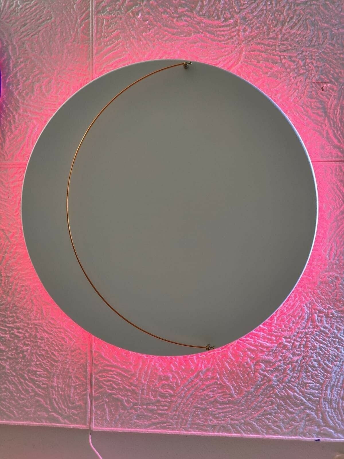 Bruno Bani – Moon W, Applique Sculpture Lumineuse (2019)