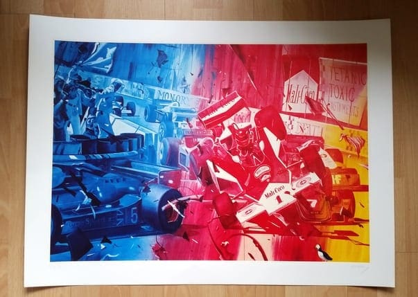 Jacques Monory – Tetanix Toxic, sérigraphie (1980)