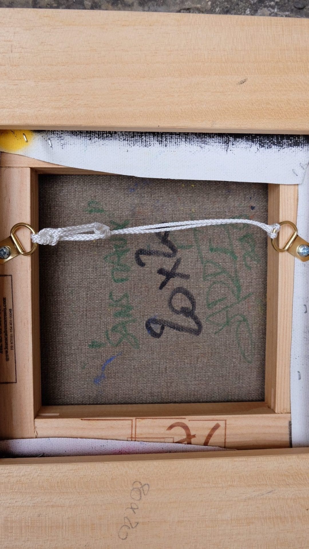 Jazzu – Sans Maux, acrylique et mixte sur toile (2019)