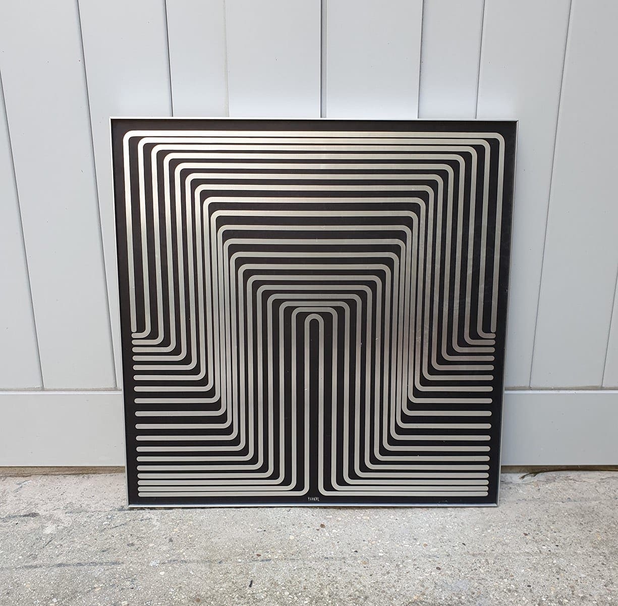 Jean-Pierre Yvaral – Structure en progression positif – 1972