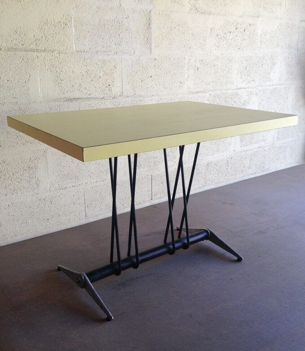 Jean Prouvé – Table Rectangulaire Historique pour l&rsquo;Aero Club de Doncourt-les Conflans (1938)