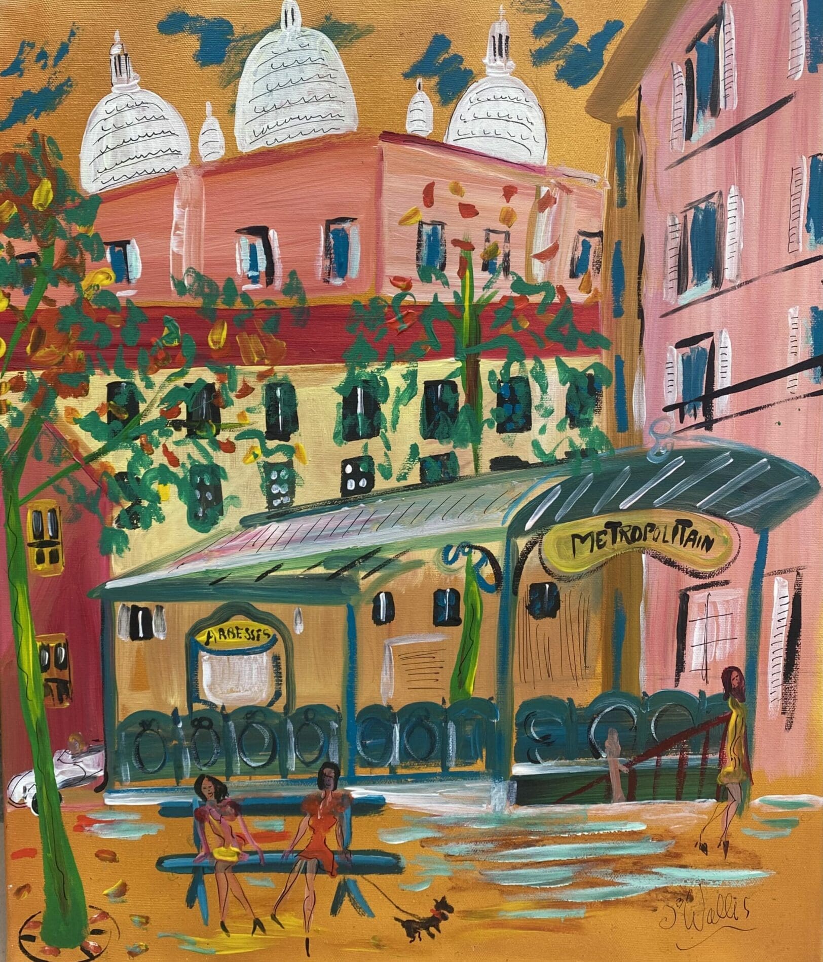 Jean Wallis – Métro Abbesses