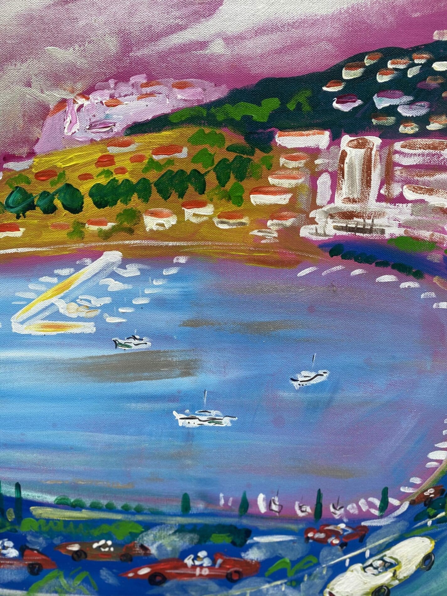 Monte Carlo – Acrylique sur toile de Jean Wallis