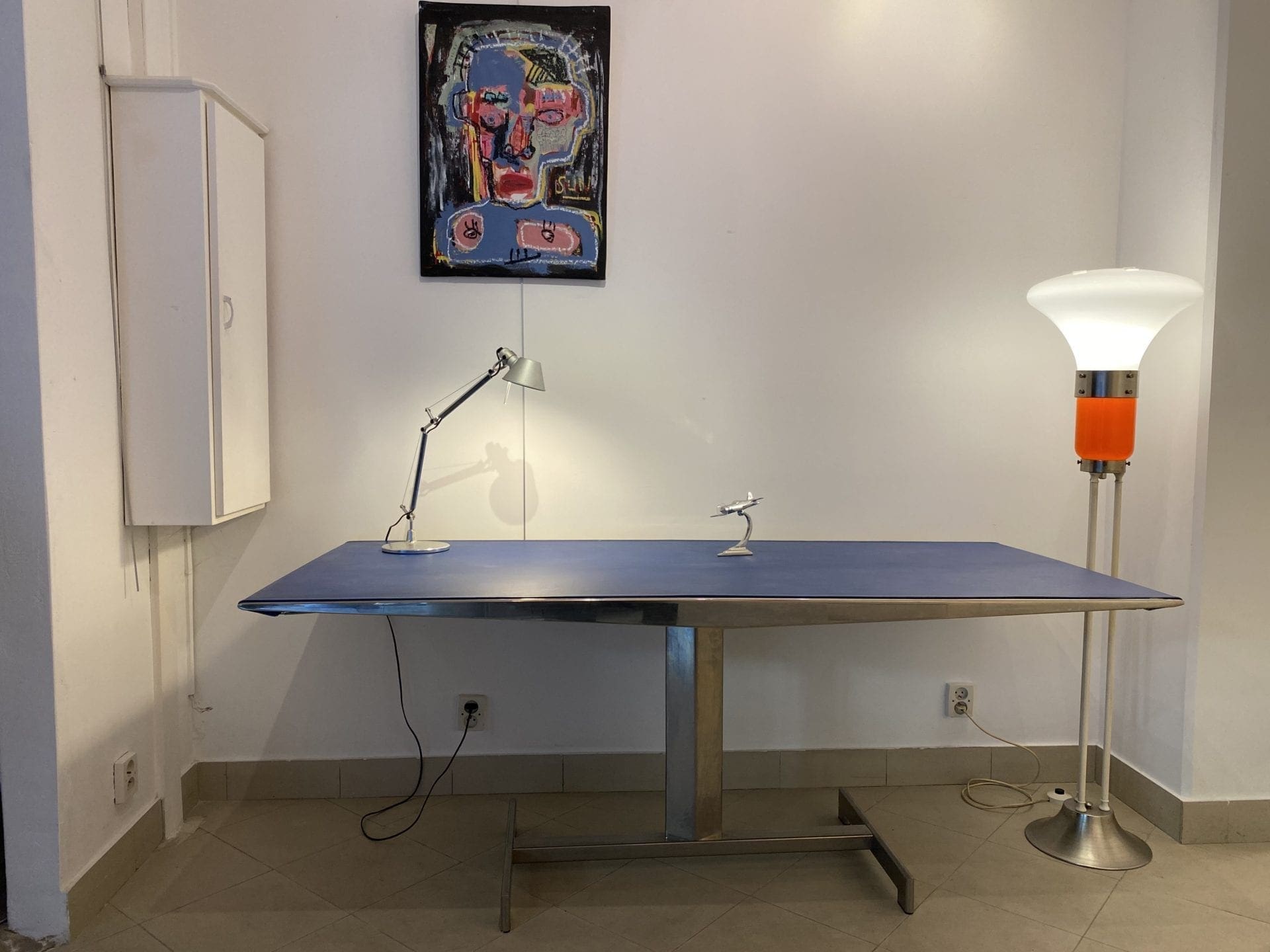 Jean prouvé – Bureau M80 dit aéronautique – Édition tecta