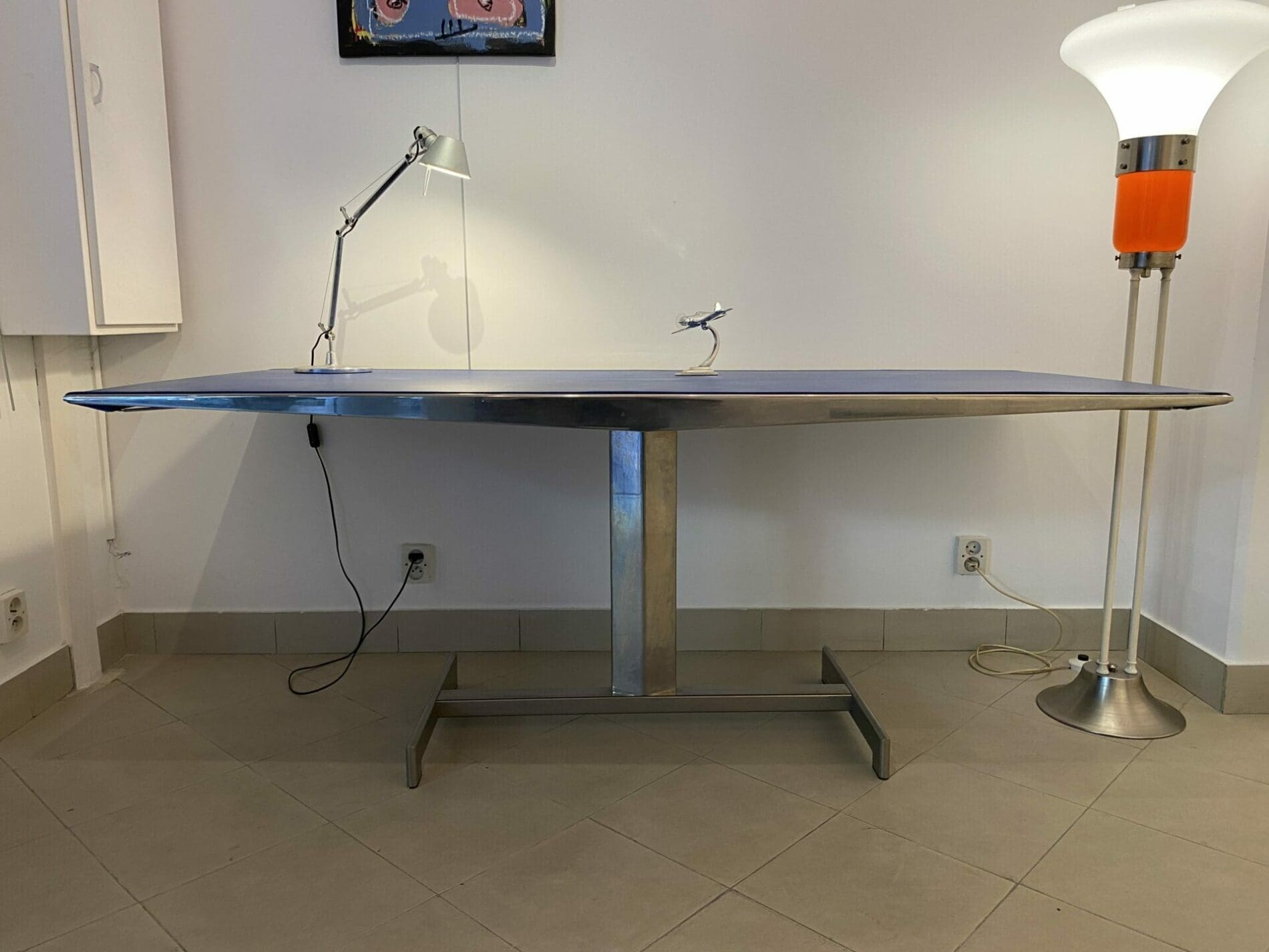 Jean prouvé – Bureau M80 dit aéronautique – Édition tecta