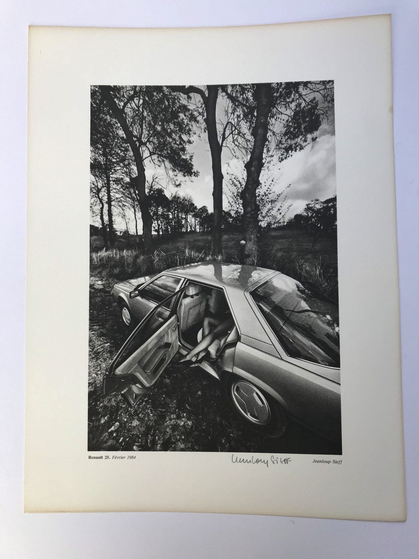 Jeanloup Sieff (1933-2000) – Auto Psy, Renault 25 – 1984 – 2