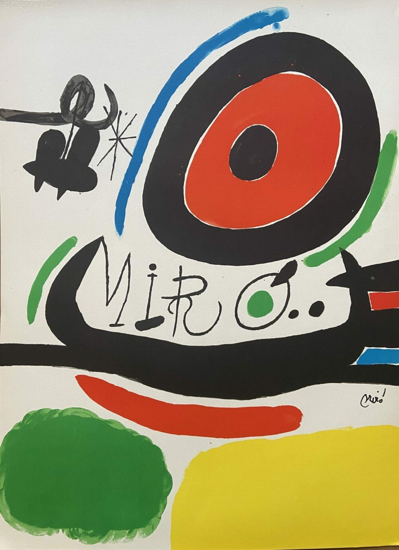 Joan Miró – Litografía Tres llibres (1970)