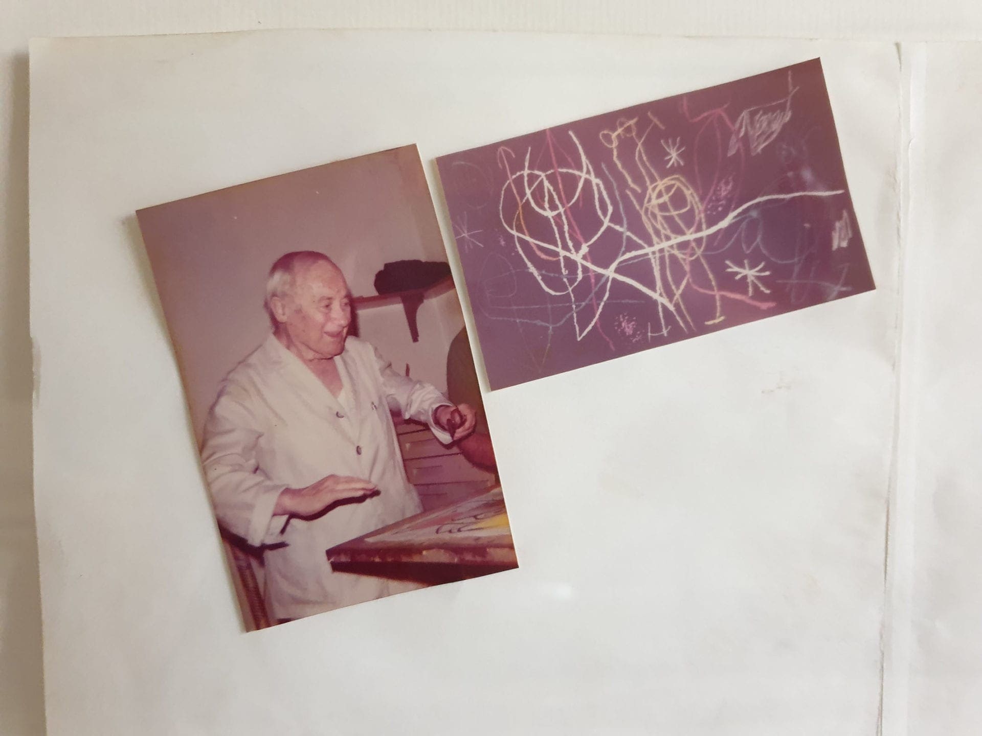 Joan MIRO – Sans Titre, 1972 – Crayons de couleur sur papier