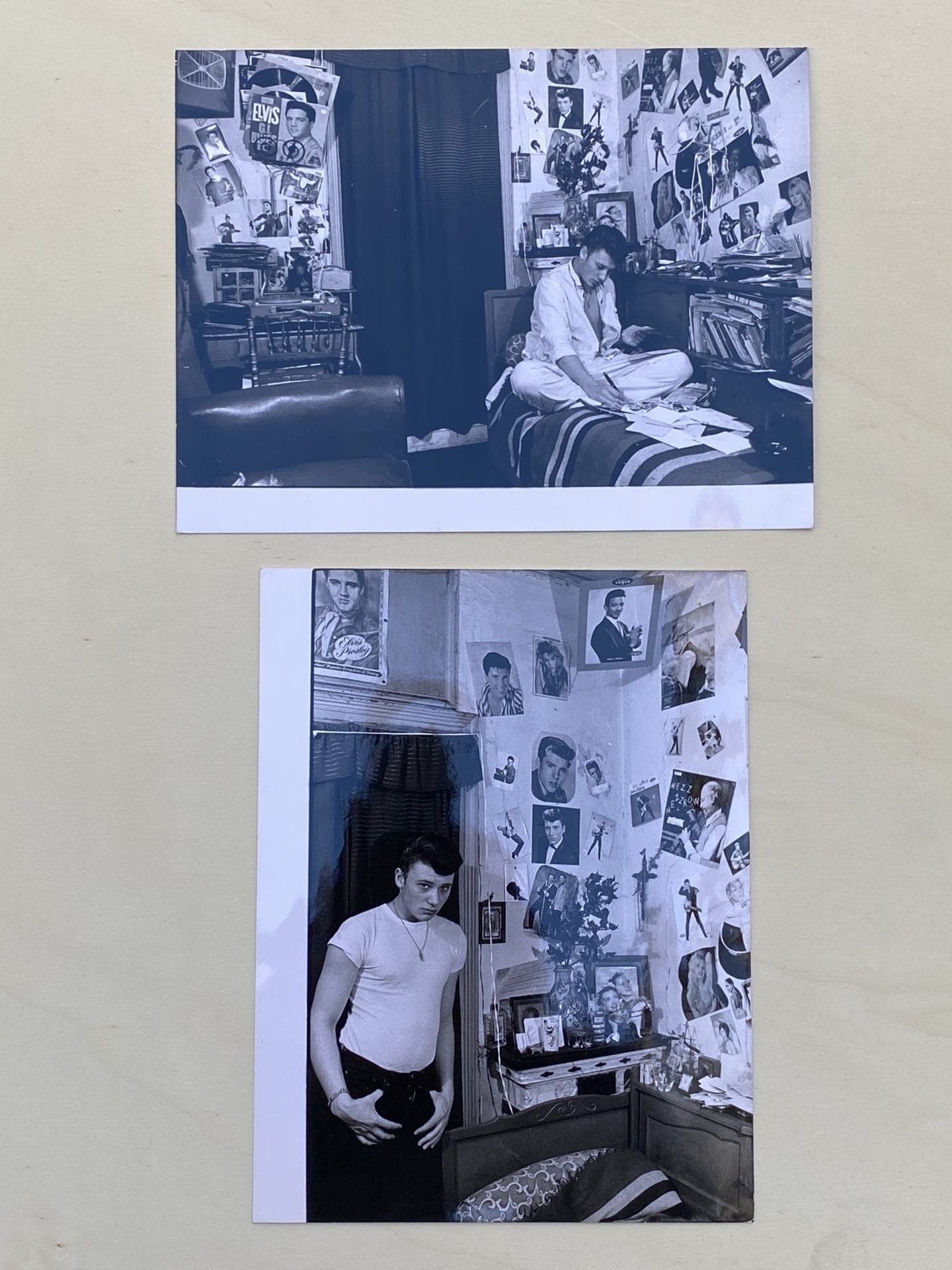 Photographie de Johnny Hallyday – Dans sa chambre, 1961