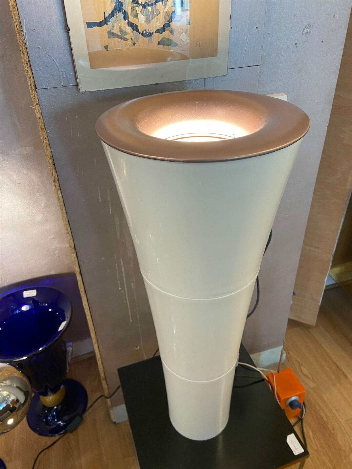 Kaoyi Flacha – Lampe de sol torche années 1980