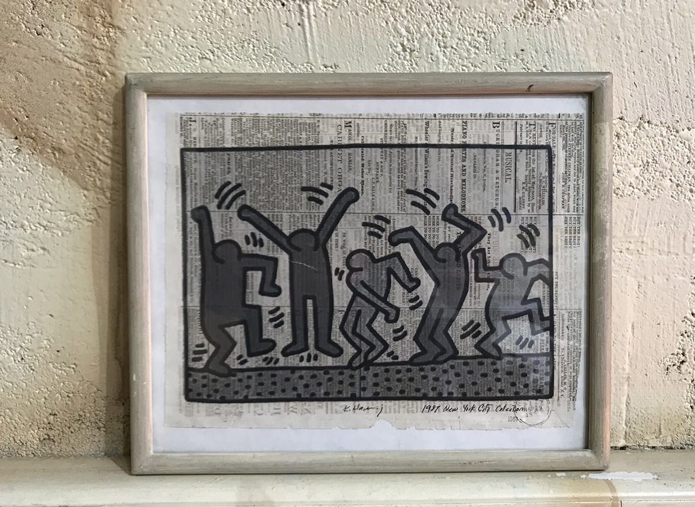 Keith HARING – New York City collection, 1981, dessin au feutre signée