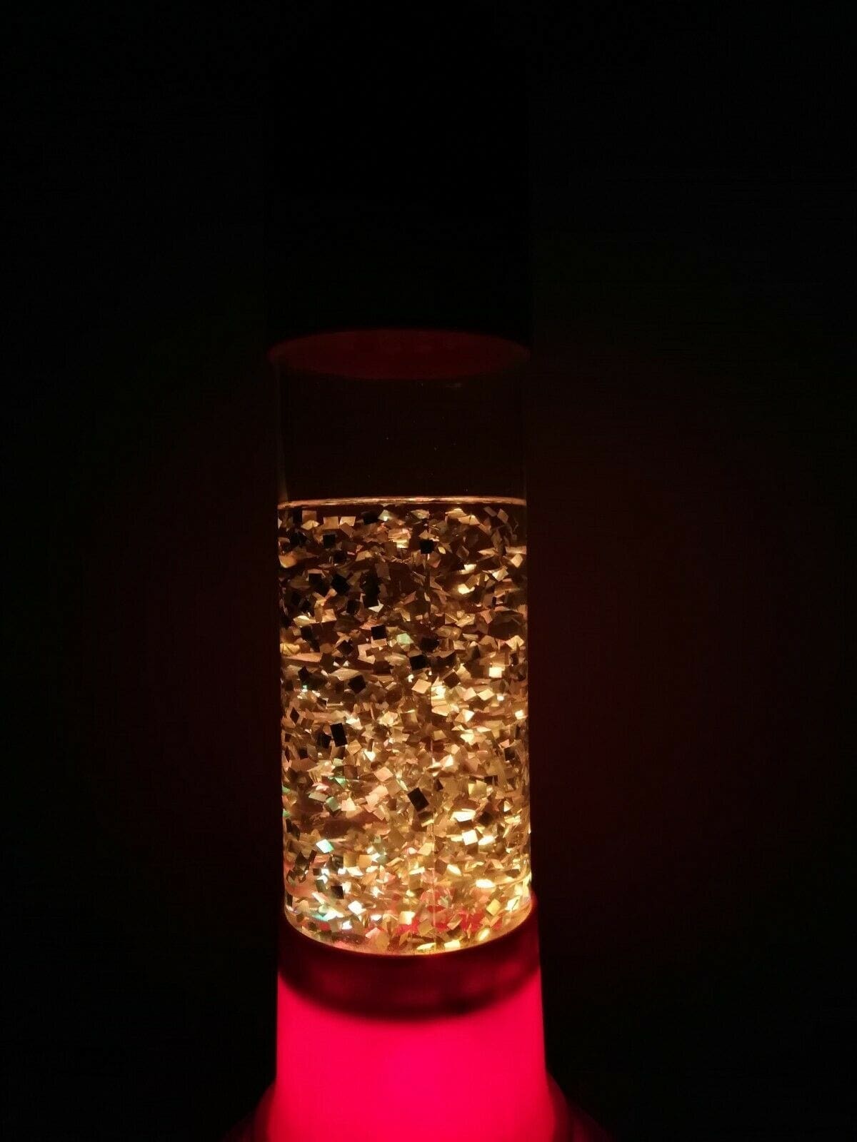 Lampe de table Space Age paillettes, années 1970