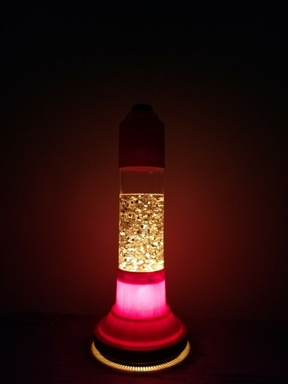 Lampe de table Space Age paillettes, années 1970