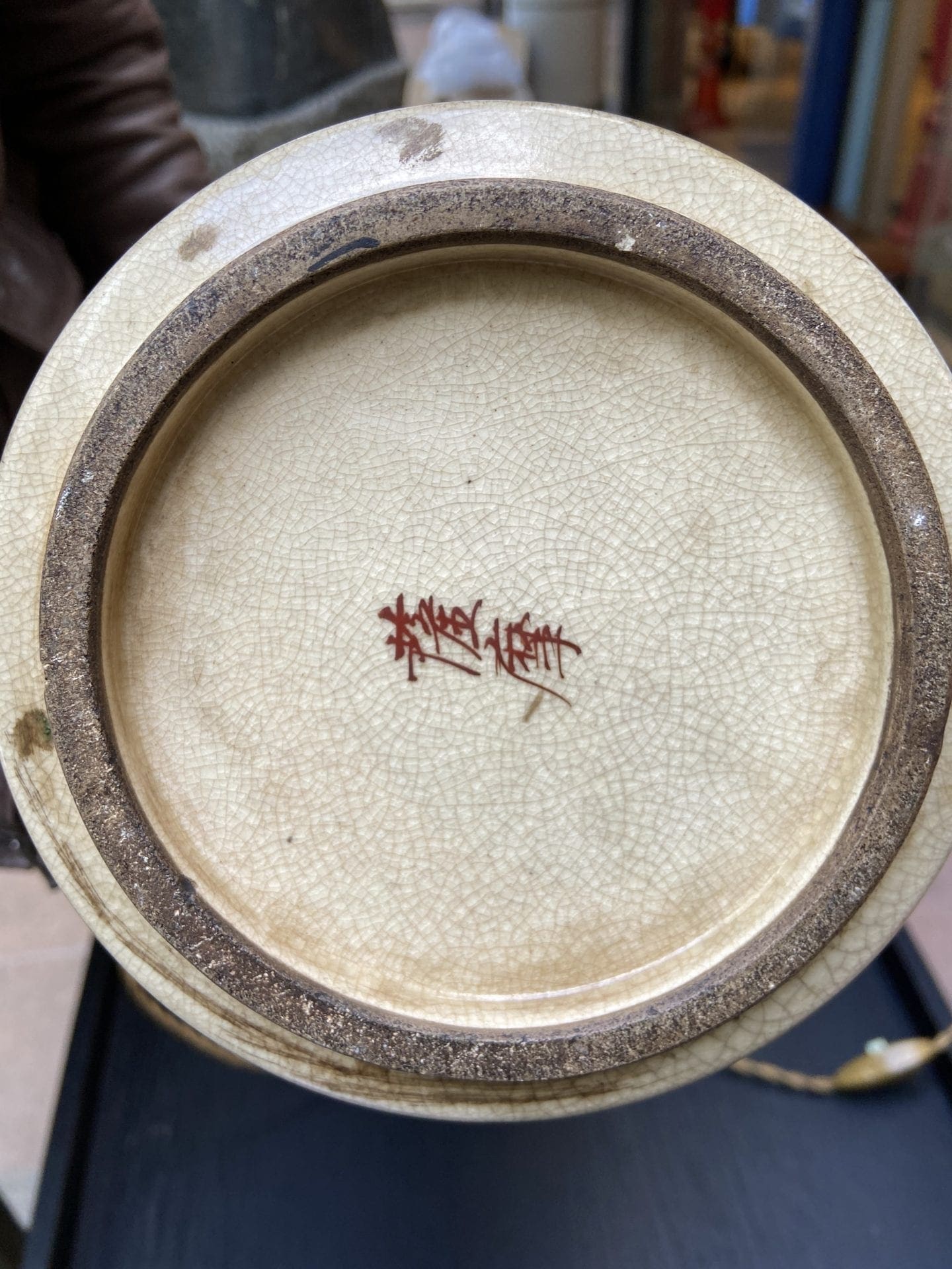 Lampe de Satsuma – Porcelaine du Japon (circa 1930)