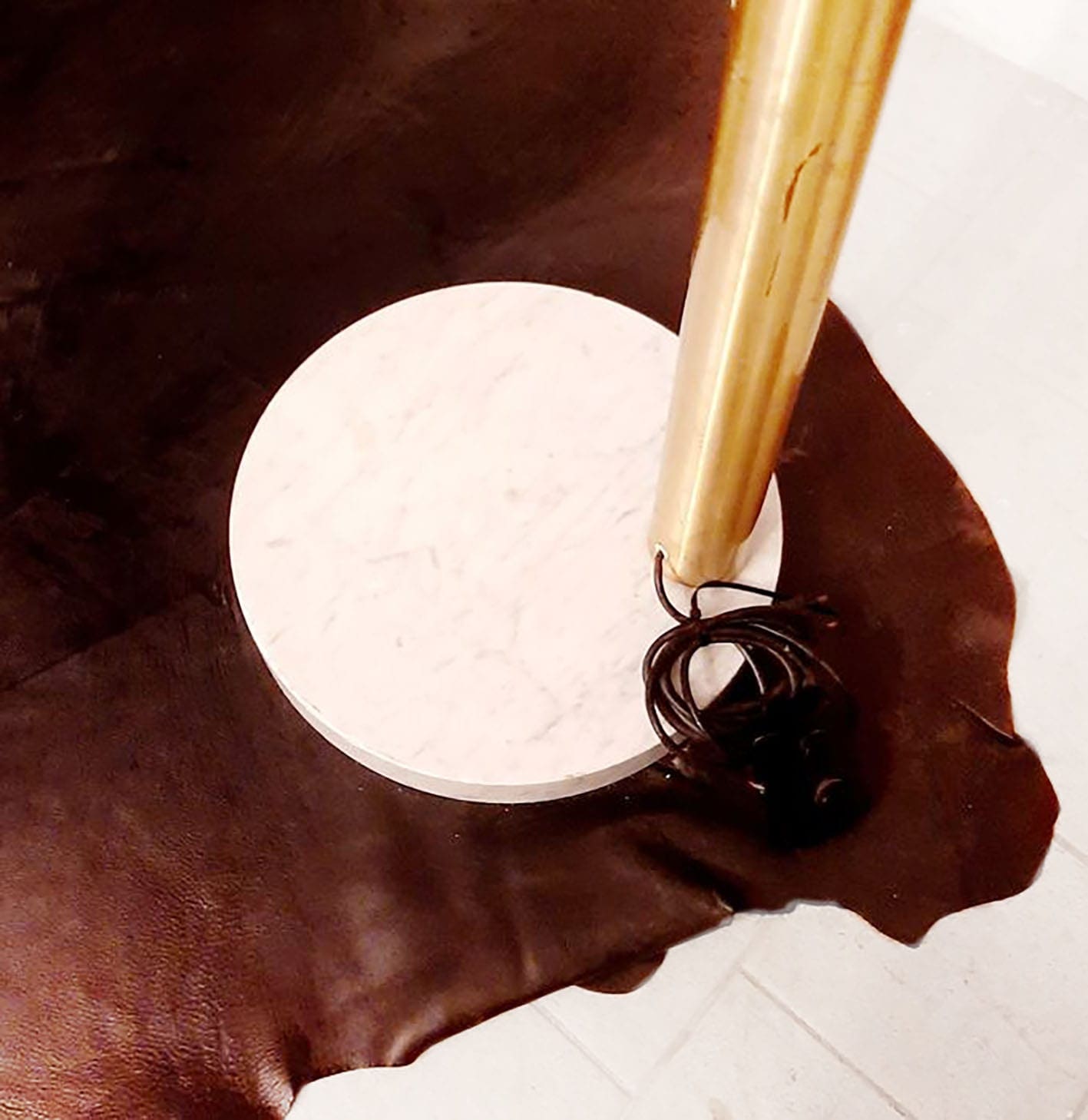 Lampadaire de parquet design italien, circa 1975