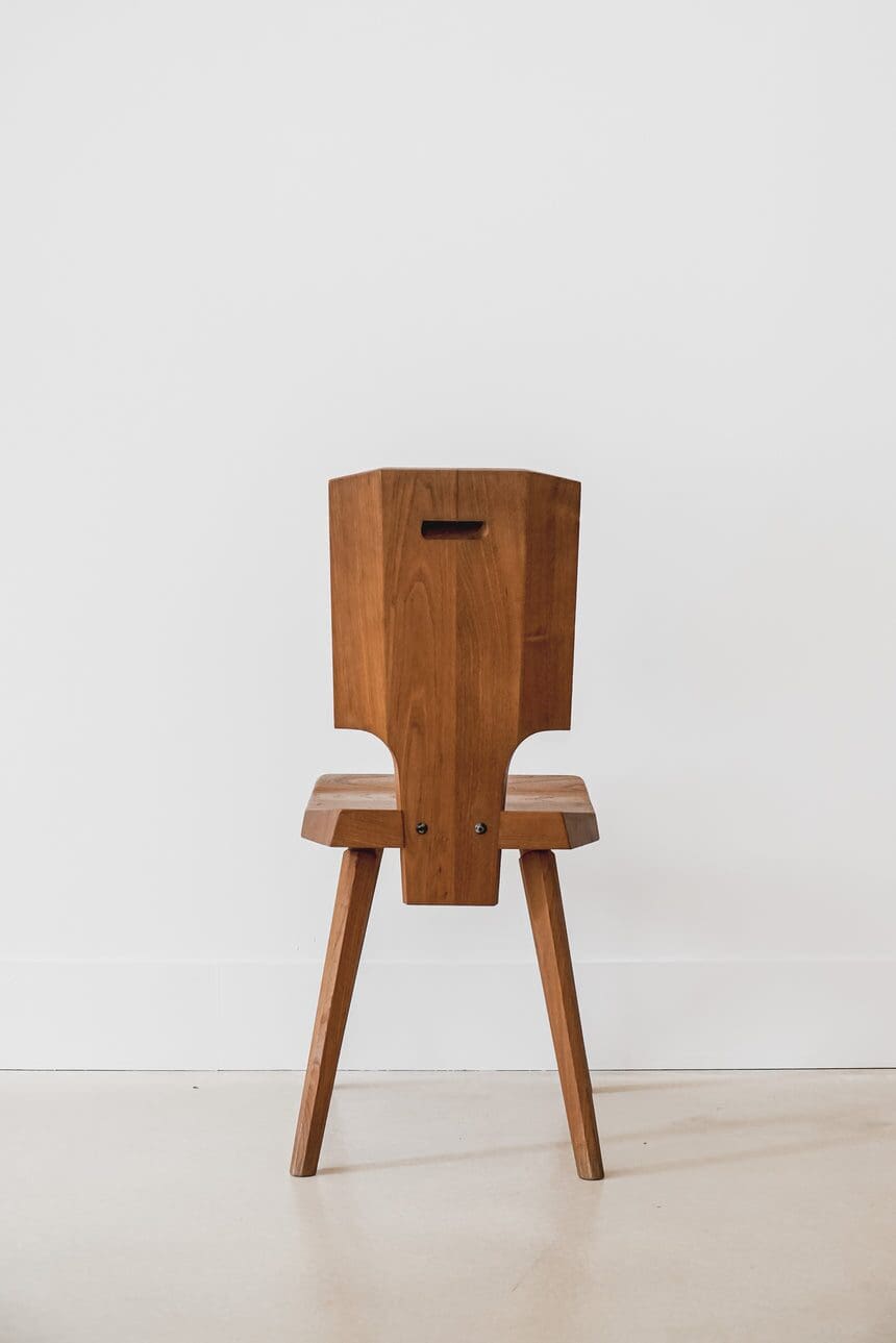 Pierre Chapo – Lot de 3 chaises modèle S28 (1972)