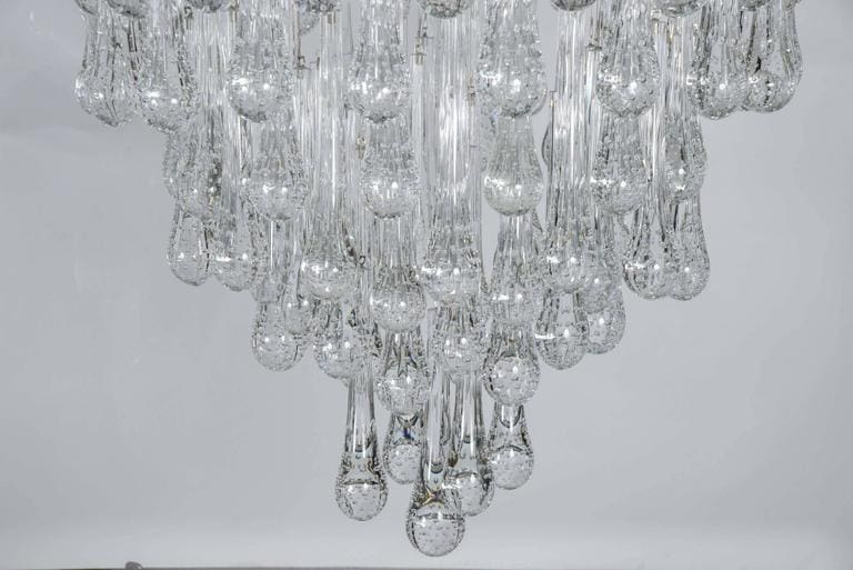 Lustre en verre de Murano, design contemporain (2015)