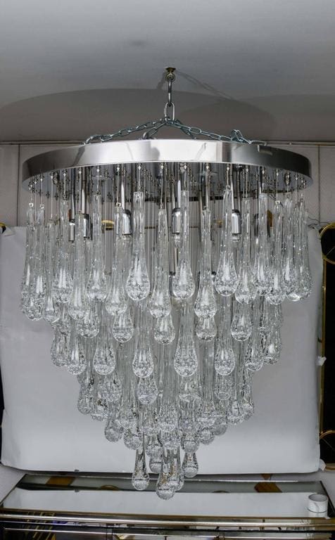 Lustre en verre de Murano, design contemporain (2015)