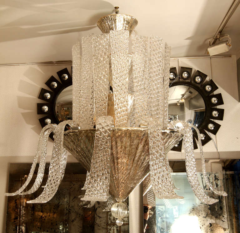 Lustre en verre de Murano – magnifique